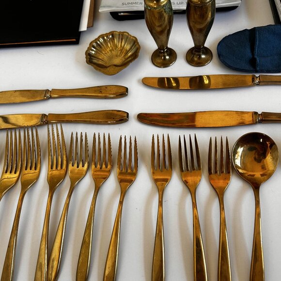 Neiman Marcus Dorling Golden Autumn Symphony Exclusive (Goldware) Set - Picture 10 of 11